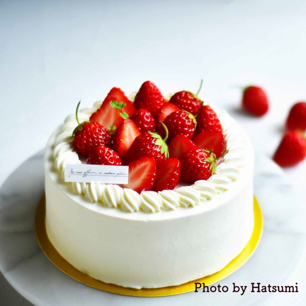 イチゴのケーキ