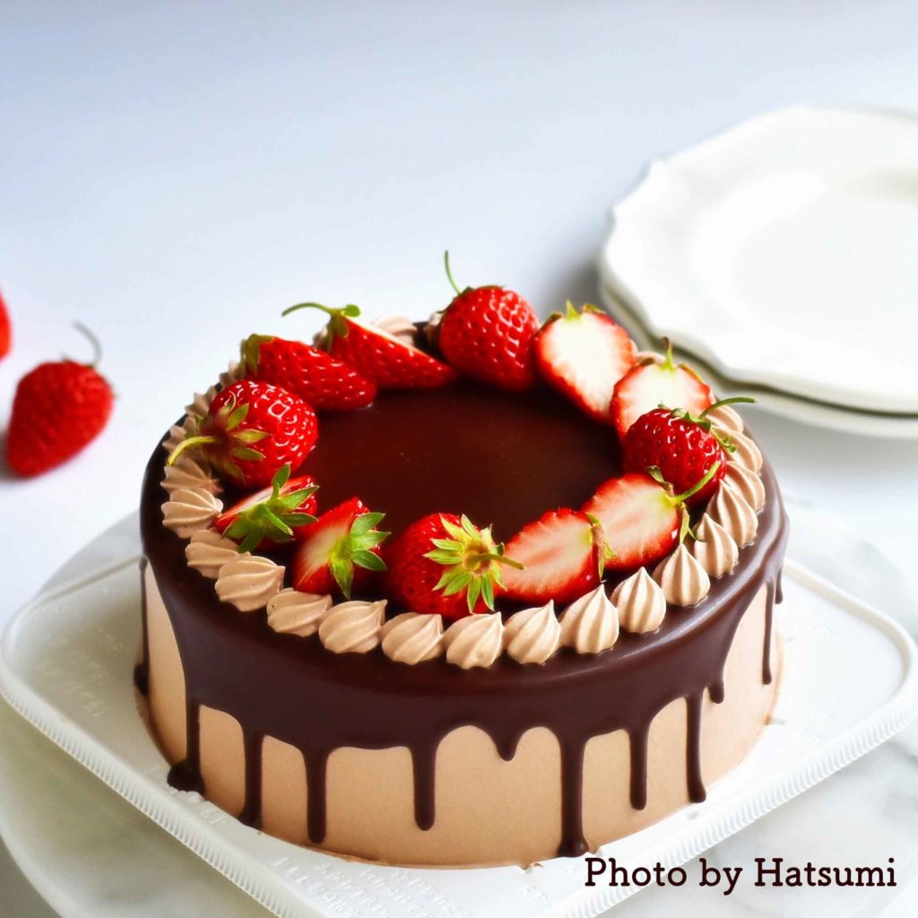 チョコがけケーキ